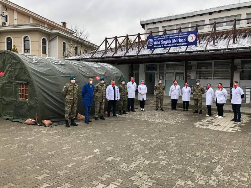 Mehmetçik’ten Mamuşa’ya İzolasyon Çadırı