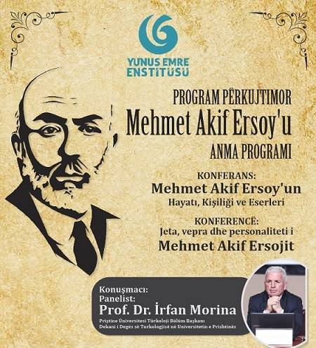Mehmet Akif Ersoy Ölüm Yıldönümünde Kosova'da Yad Edildi