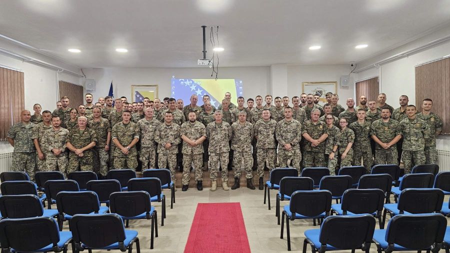 Bihać'taki "Adil Bešić" kışlasında Mevlud programı