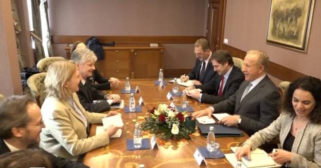 Avusturya Dışişleri Bakanı Kosova Ziyaretinde
