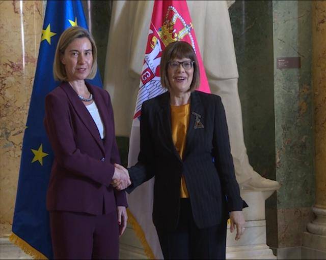 Mogherini'nin Sırbistan'a Mesajı Var