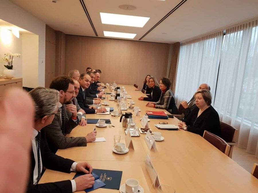 Brüksel’de Müzakere Ekibinin Mogherini ile Görüşmesi Sona Erdi