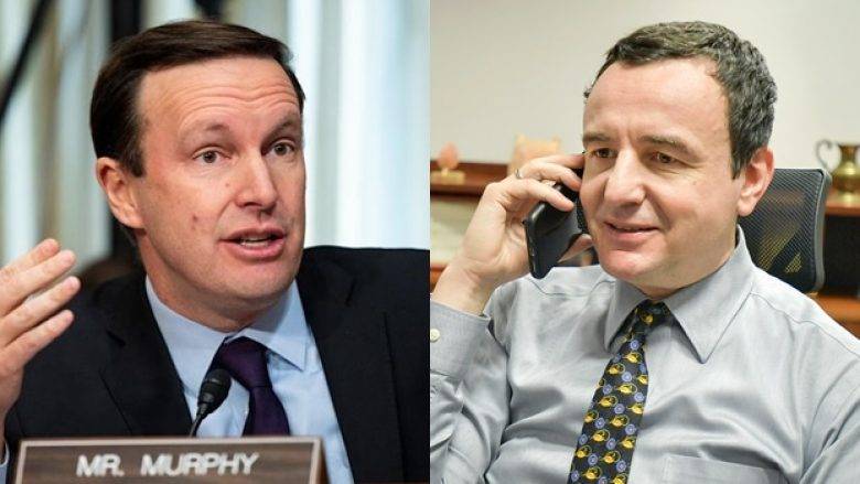 Senatör Murphy ile Kurti, Kosova-Sırbistan Normalleşme Anlaşmasını Konuştu