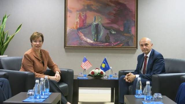 Mustafa, ABD Büyükelçisi Jacobson ile Görüştü