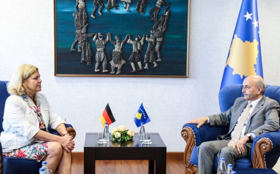 Mustafa, Büyükelçi Viets'i Veda Görüşmesinde Kabul Etti