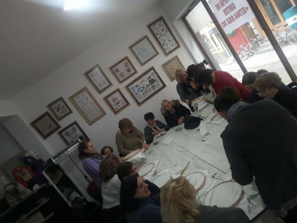 Orkide Kadınlar Derneği Antep İşi El Sanatları Kurslarına Başladı