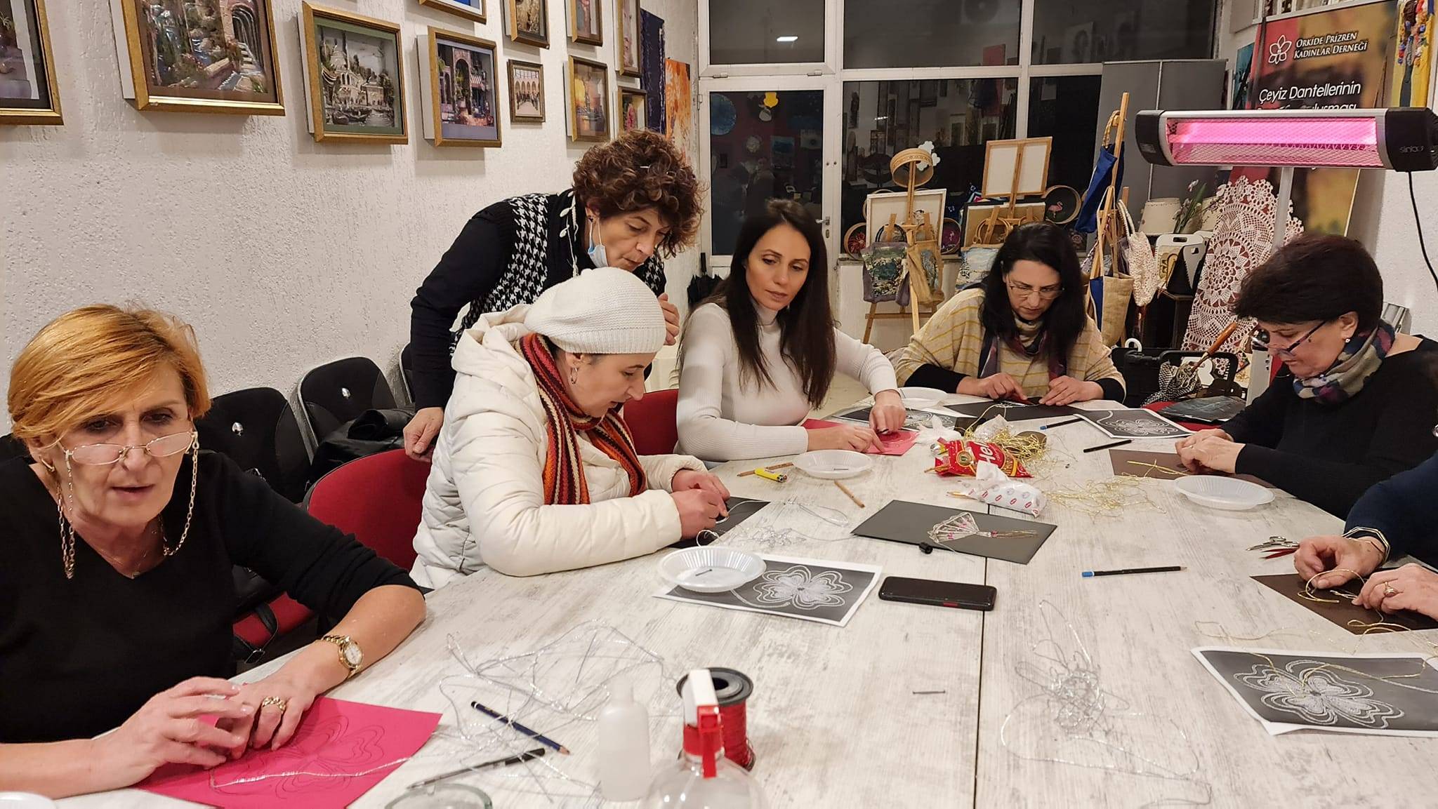Orkide Kadınlar Derneğinde “Telkari Sanatı” Kursu Başladı