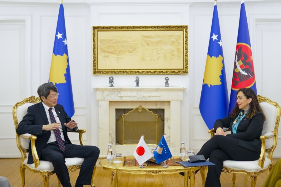 Osmani, Japonya Büyükelçisiyle Görüştü