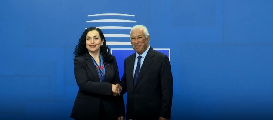 Osmani, Brüksel’de AK Konseyi Başkanı Tarafından Karşılandı