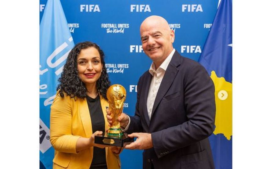 İnfantino, FİFA Ofisi’nde Osmani’yi Ağırladı