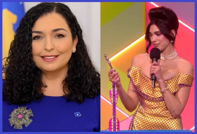 Osmani’den, Kosovalı Dünya Starı Dua Lipa’ya Tebrik