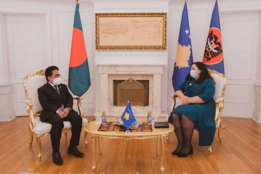Cumhurbaşkanı Osmani, Bangladeş Büyükelçisinden Güven Mektubu Aldı
