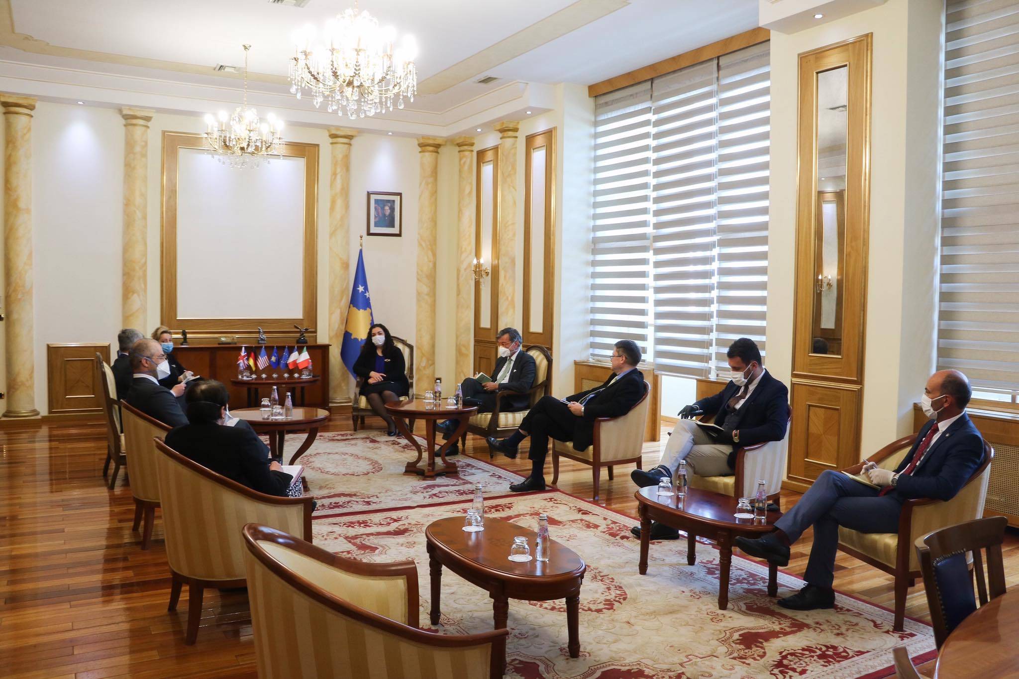 Osmani, QUİNT Büyükelçileriyle Görüştü