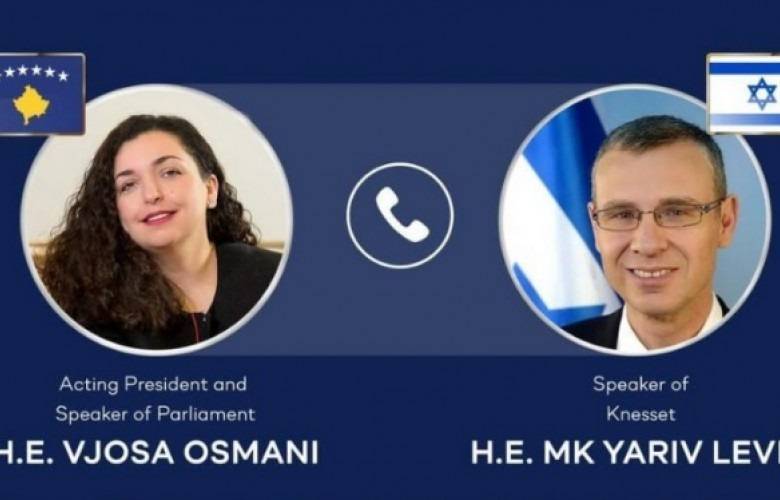 Osmani, İsrail Parlamento Başkanı Levin’le Telefonla Görüştü