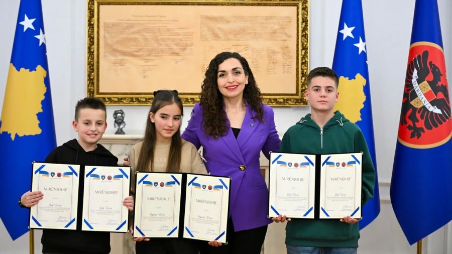 Osmani, Cüzdanı Bulan ve Polise Teslim Eden 3 Çocuğu Onurlandırdı