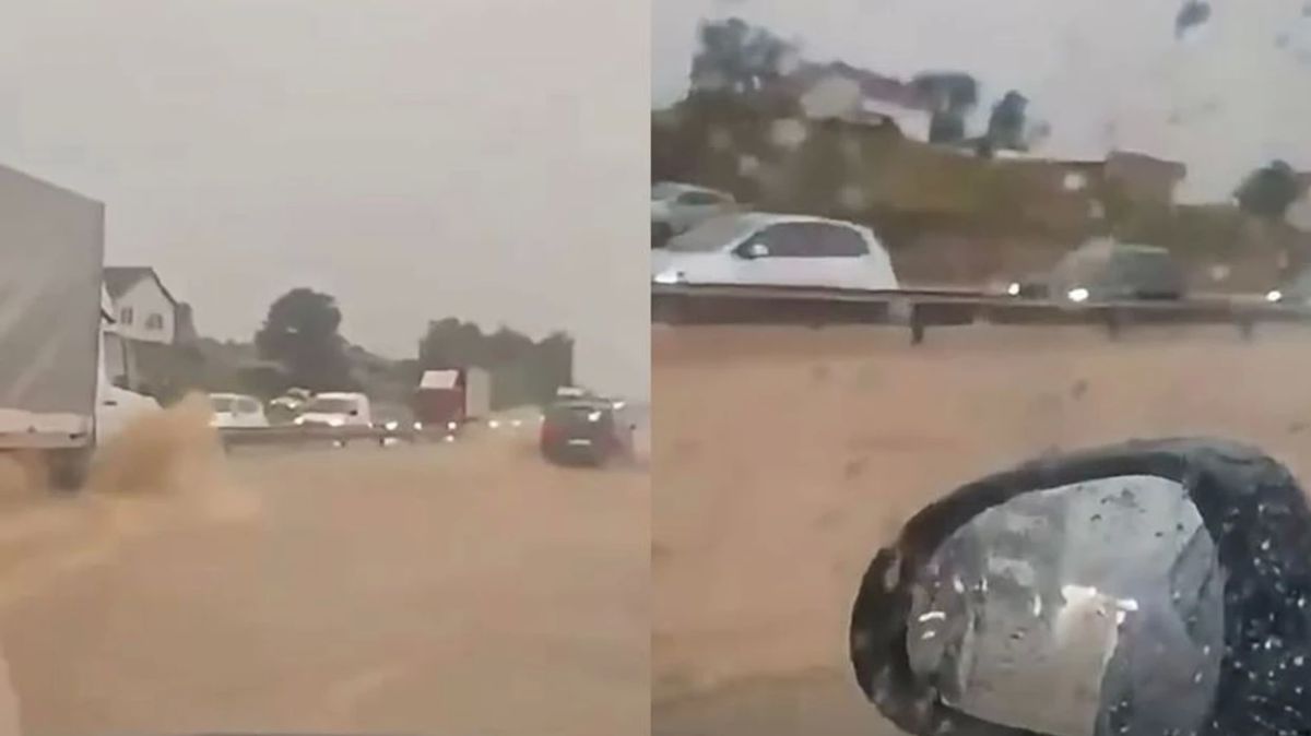 Yağışlar Otoyolda Uzun Araç Kuyruklarına Neden Oldu