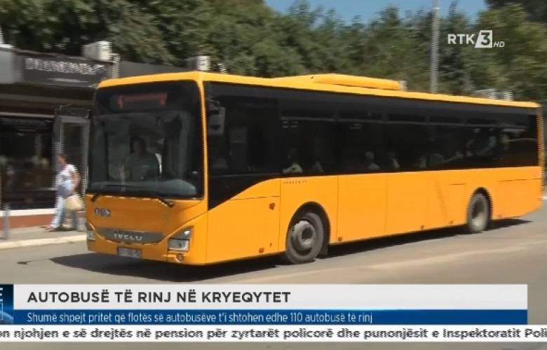 Priştine’de Şehir İçi Ulaşıma 110 Otobüs Daha Dahil Olacak