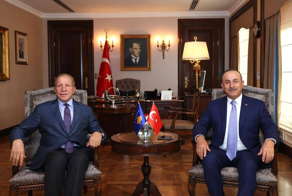 AKR Lideri Pacolli, T.C Dışişleri Bakanı Çavuşoğlu İle Görüştü
