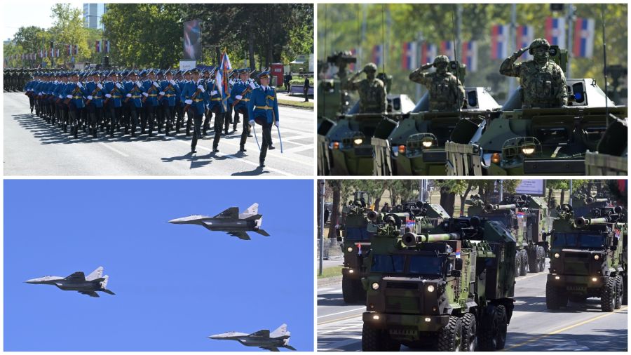 Belgrad'da Askeri Geçit Töreni Protestolar Gölgesinde Gerçekleşiyor