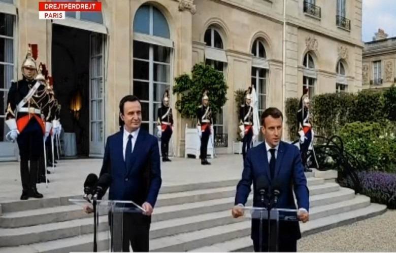 Kurti,  Macron’u Kosova’ya Davet Etti