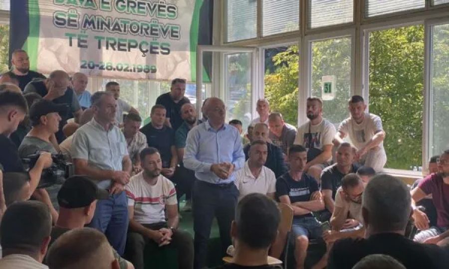 "Trepçe" Müdürü ve Madencileri Arasında Görüşme Sona Erdi