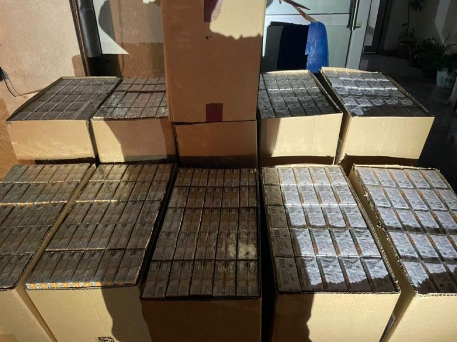 120 Bin Euro Değerinde Kaçak Sigaraya El Konuldu