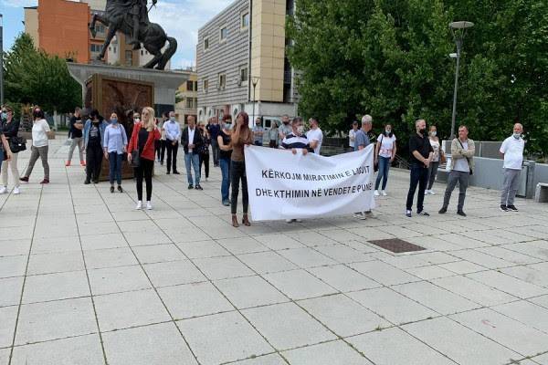 Piyango Çalışanları Protesto Düzenledi