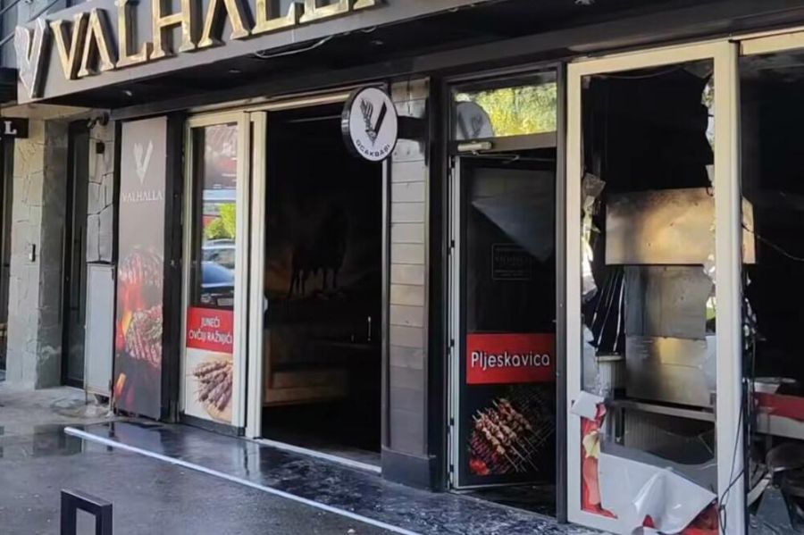  Podgorica'da bir Türk vatandaşının sahip olduğu dükkan kundaklandı