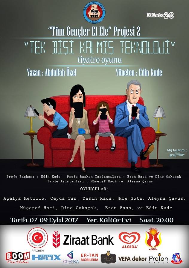 "Tek Dişi Kalmış Teknoloji" Tiyatro Oyunu Eylülde