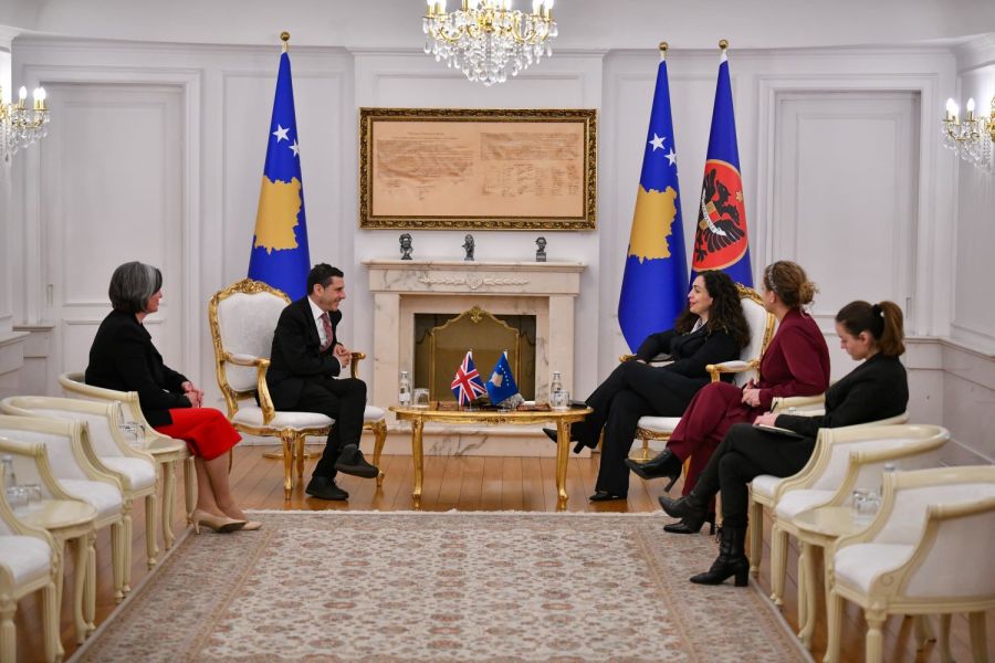 Osmani, Britanya’dan Bir Heyeti Kabul Etti