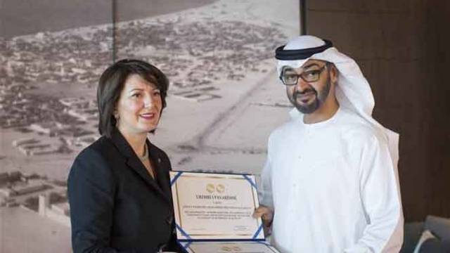 Prens Nahyan Jahjaga'yı Kabul Etti