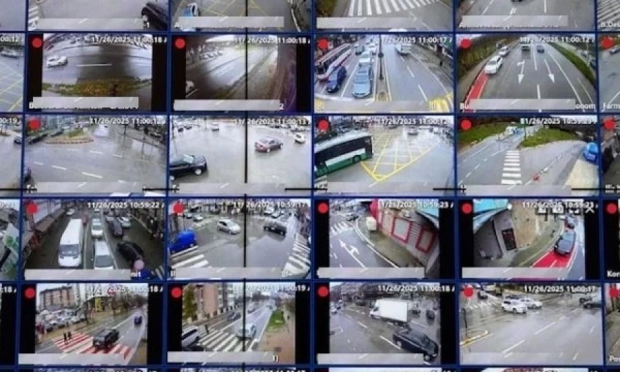 Priştine’de Trafik İhlalları Güvenlik Kameralar Üzerinden Cezalanıyor