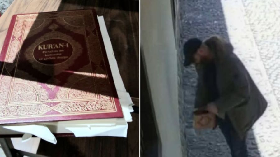 Kur’an-ı Kerimi Yırttan Kişinin Kimliği Tespit Edildi