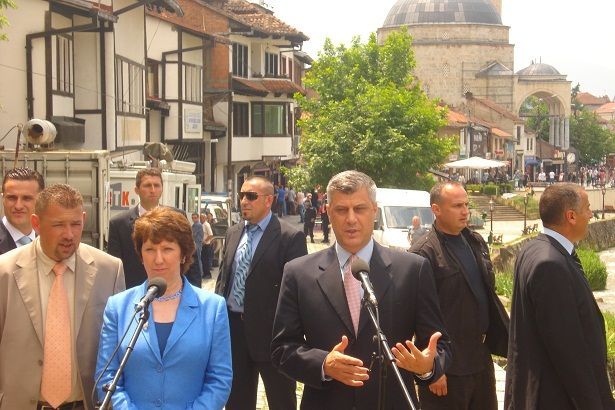 Prizren'de Ashton-Thaqi İş Yemeği Verimli Geçti