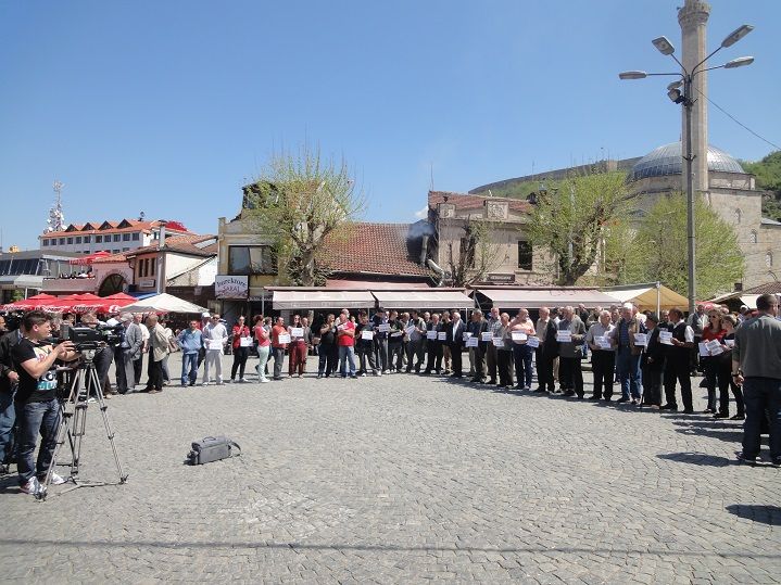 Prizren'de Protestoya Katılım Azdı