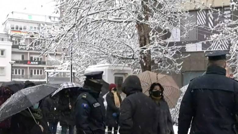 Teknik Çalışanları Protesto Ediyor