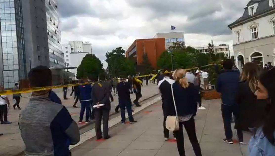 Başbakanlık Önünde Protesto Provası