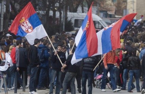 Kosova Sırpları  NATO Müdahalesinin Yıldönümünü Protesto Etti