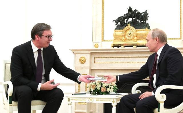 Putin ve Vuçiç, Sırbistan - Kosova Gerilimini Görüştü