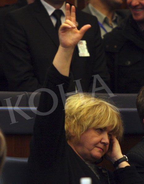 Rada Trajkoviç,  Meclis Oturumunu Terk Etti