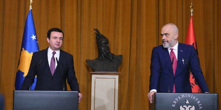 Rama, Arnavutluk ve Kosova'nın Birleşmesinden Yana