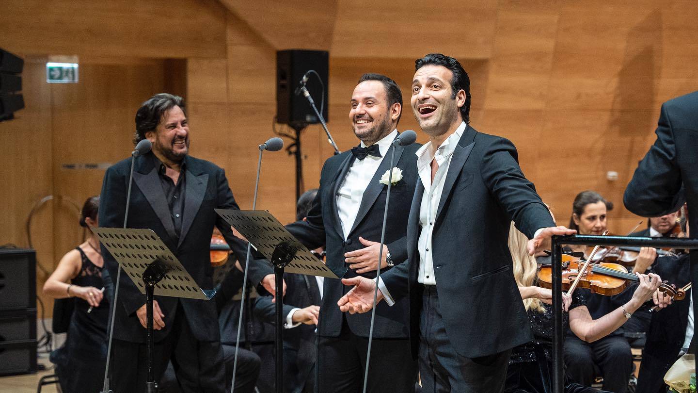 Lahaj, Türkiye’deki  “Üç Tenor” ile Gala Konserinden Duygularını Paylaştı