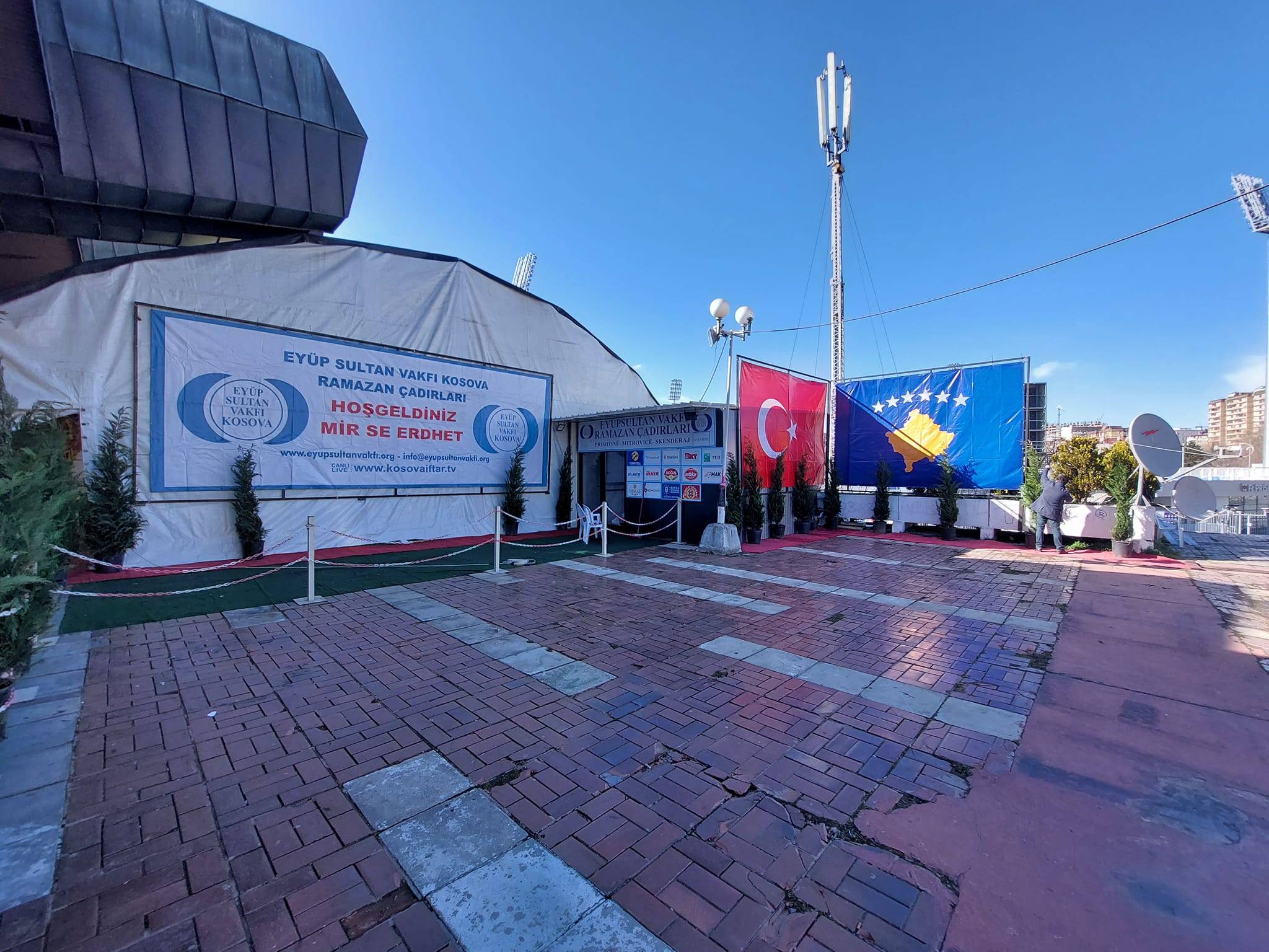 Priştine’de Ramazan Çadırı Hizmete Başladı