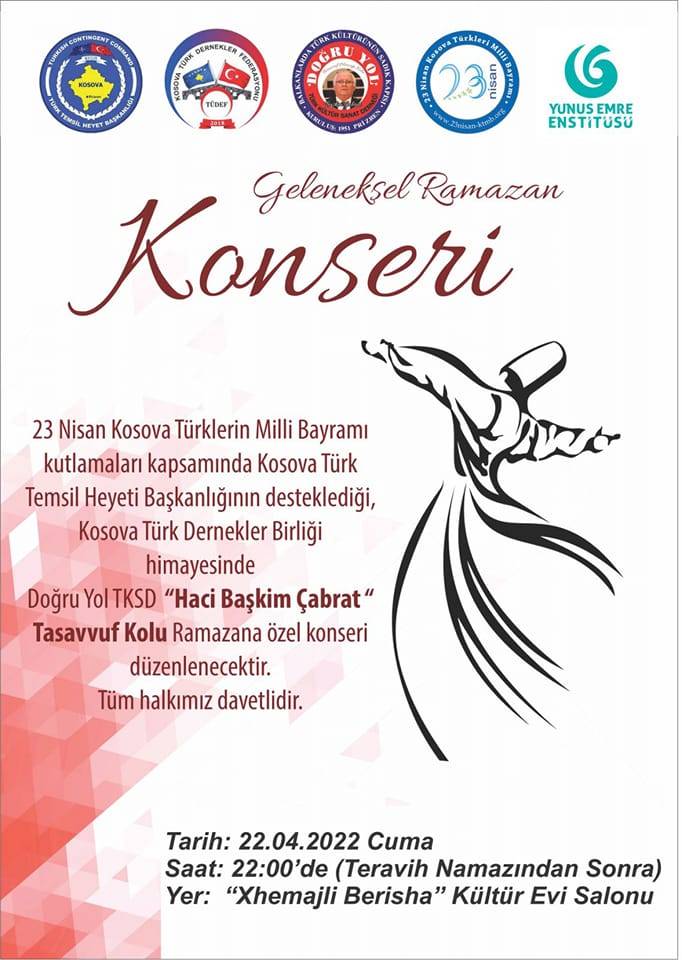 Bu Akşam Prizren’de Ramazan Özel Konseri