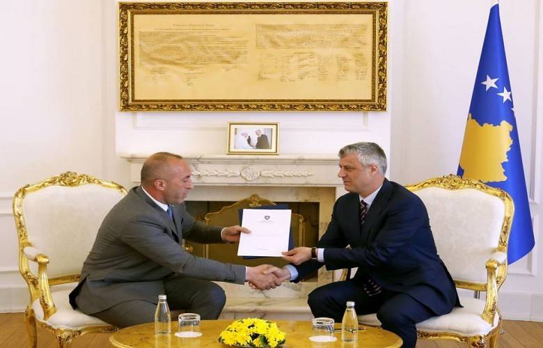Haradinaj,  Thaçi’ye Devlet Platformunu Takdim Etti