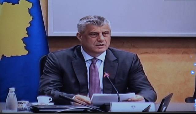 Nisma, Thaçi’nin Hükümette Rapor Sunmasını Boykot Etti
