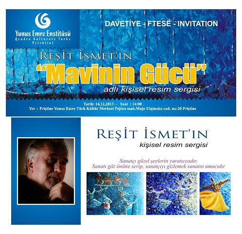 Reşit İsmet'in Resim Sergisi Priştine Yunus Emre Merkezinde Açılıyor