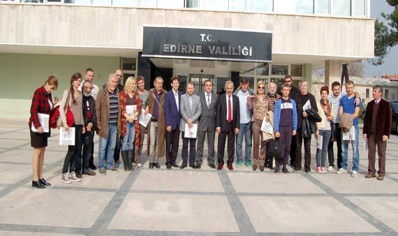 Ressamlar Edirne İçin Kolları Sıvadı