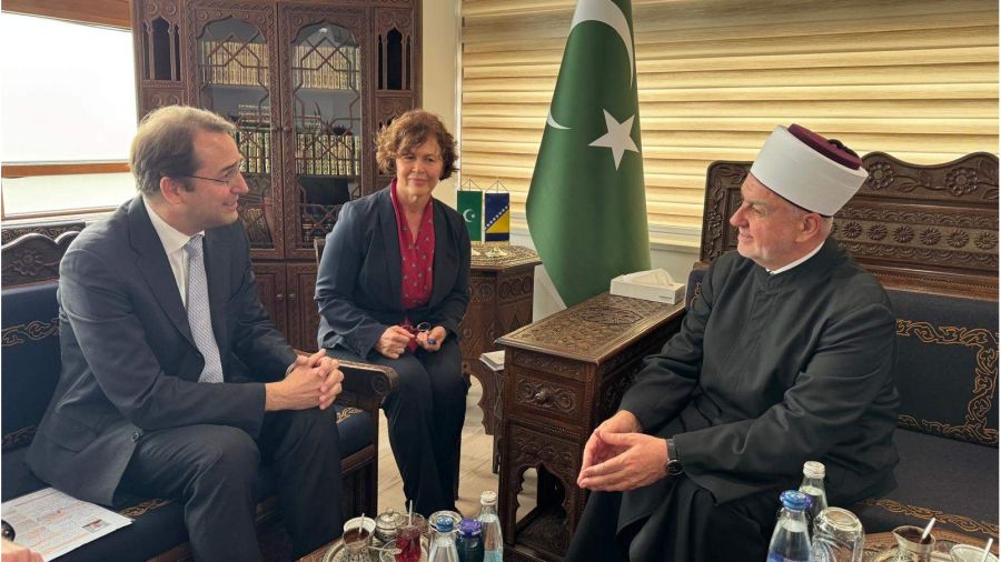 Avusturya Avrupa ve Uluslararası İlişkiler Genel Sekreteri, Reisul-ulema'yı ziyaret etti