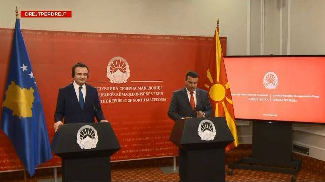 Kosova ve Kuzey Makedonya  Toplantısı Tarihi An Olarak Nitelendirildi